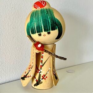 1970s Kokeshi Doll Japan Folk Art